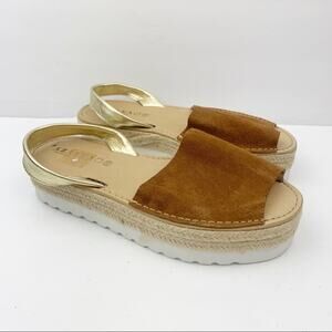 Azalea Slingback Flat Slip On Espadrille Sandals